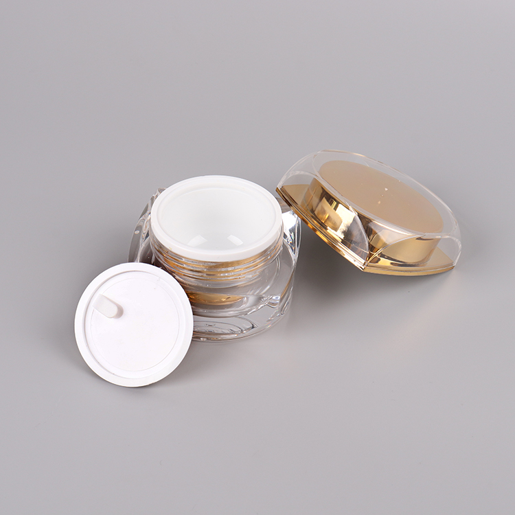 Description of the benefits of cosmetic packaging acrylic cream jars