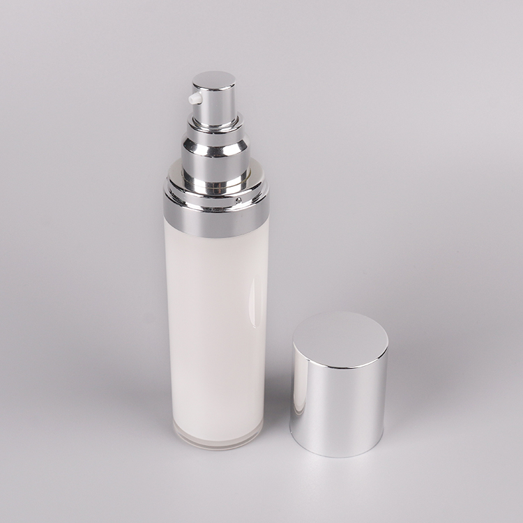 Cosmetic packaging / Acrylic cream jars / Acrylic lotion bottles / Cream jars / Lotion bottles（Silver）